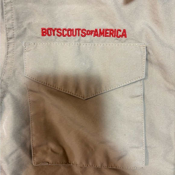 Boy Scouts of America Uniform Shirt Youth Medium Khaki BSA Troop 225 - Picture 6 of 8